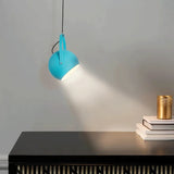 Nordic Macaron Pendant Light Metal Dimmable for Dining Room, Dome Design