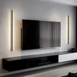 Minimalist Linear LED Wall Light Dimmable for Living Room