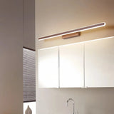 slim LED mirror light for bathroom wall installation
