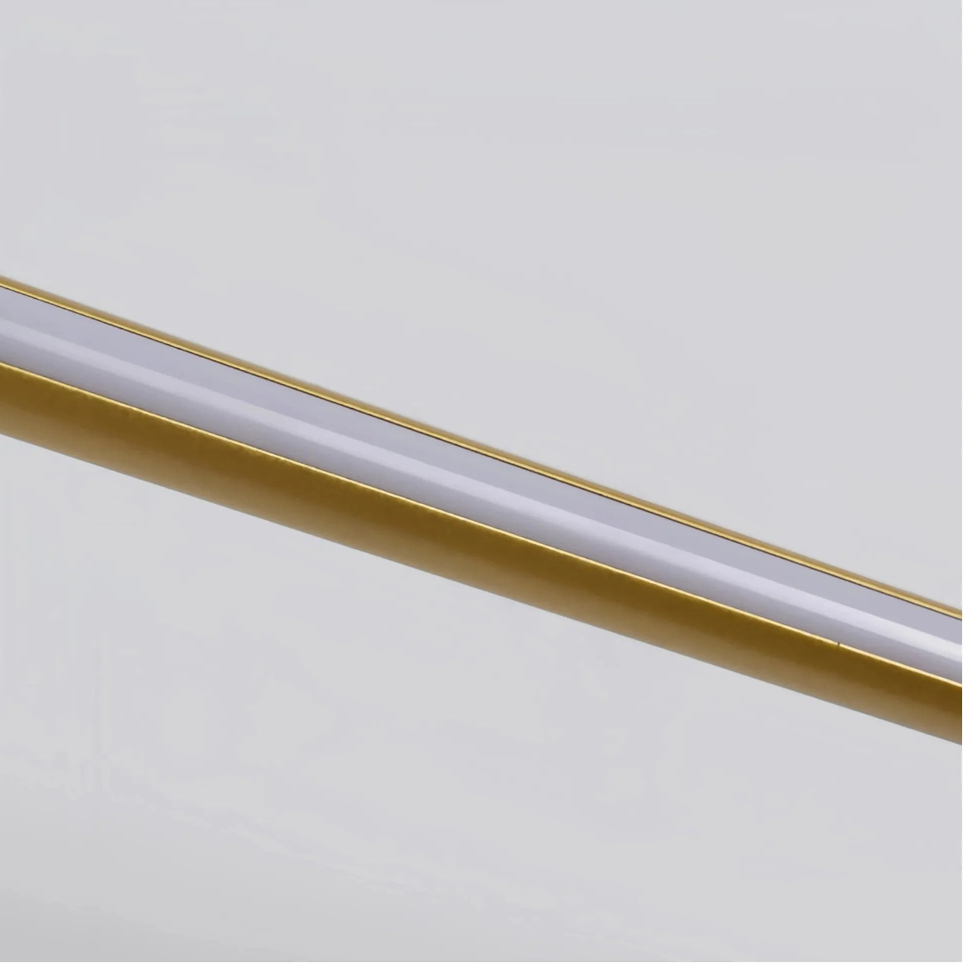 Acrylic diffuser detail on the linear LED wall light  