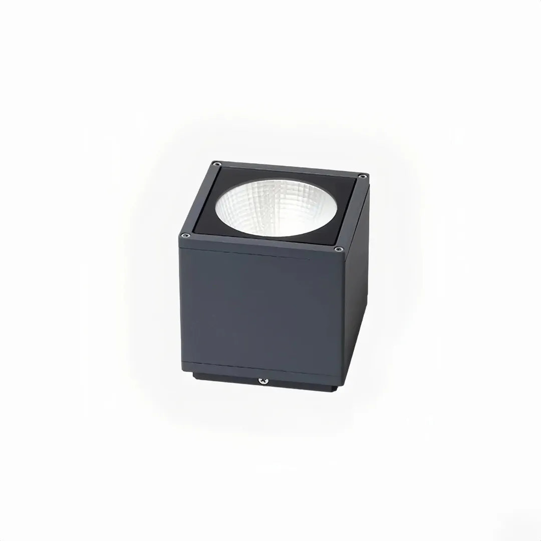 IP65 surface-mounted outdoor ceiling light in black
