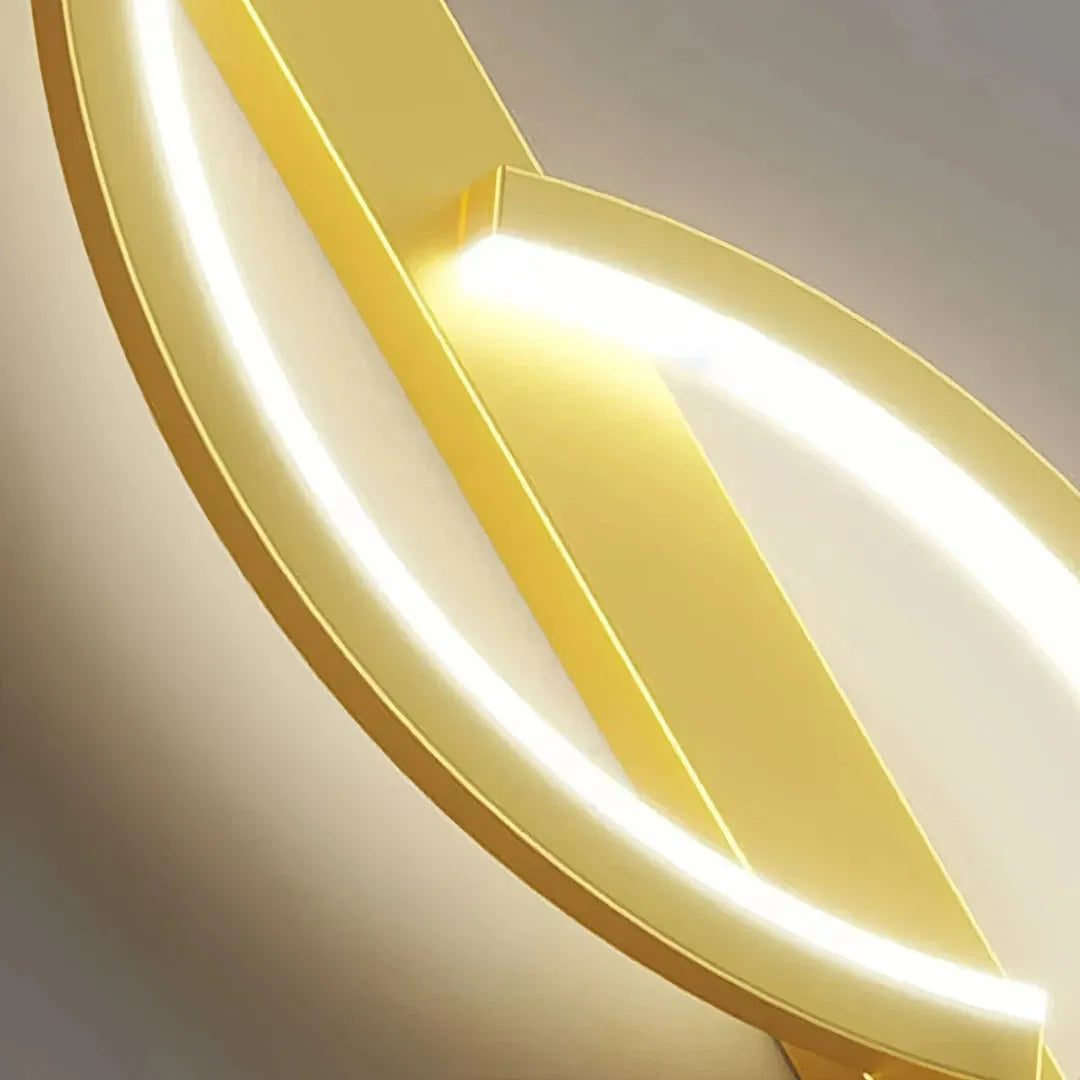 Wave wall light dimension diagram showing lengths from 60 to 150 cm