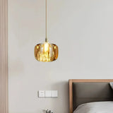 Modern Crystal Pendant Light Height Adjustable for Dining Rooms