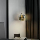 Modern Crystal Pendant Light Height Adjustable for Dining Rooms