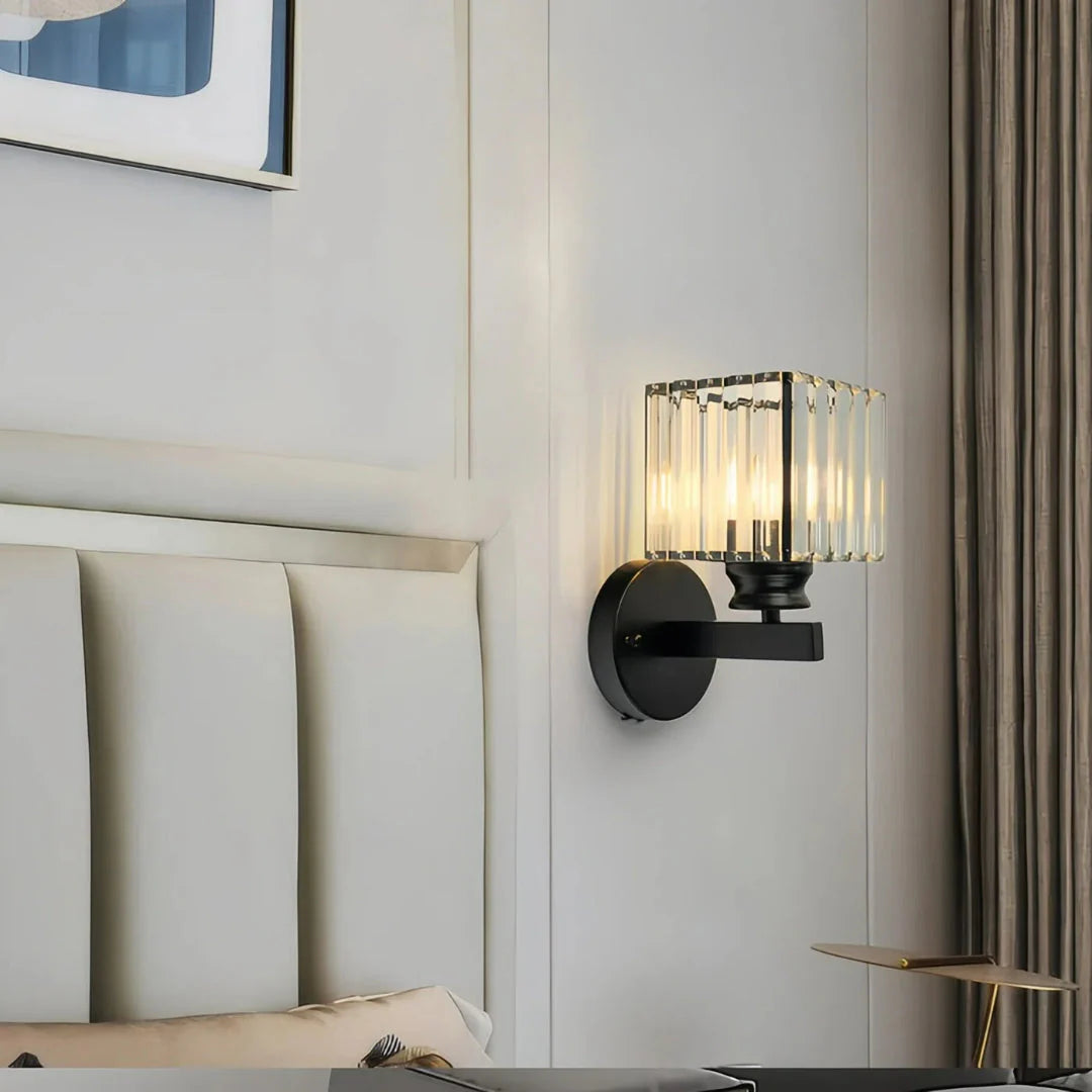 Luxury Crystal Wall Light for Bedroom