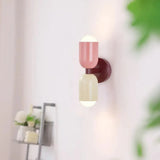 Side view of the Morandi double-headed wall light    