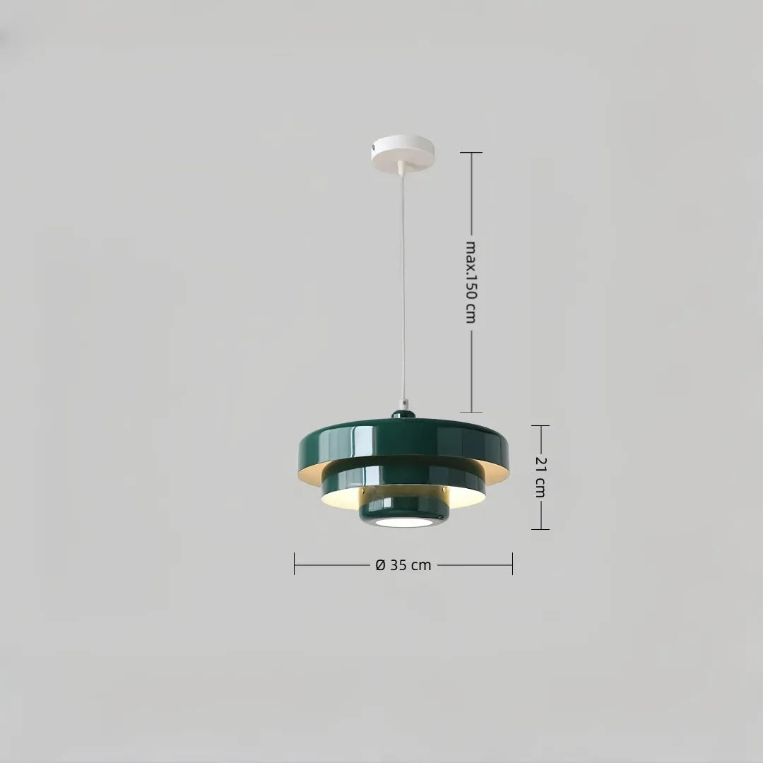 Morandi pendant light dimensions and hanging measurements