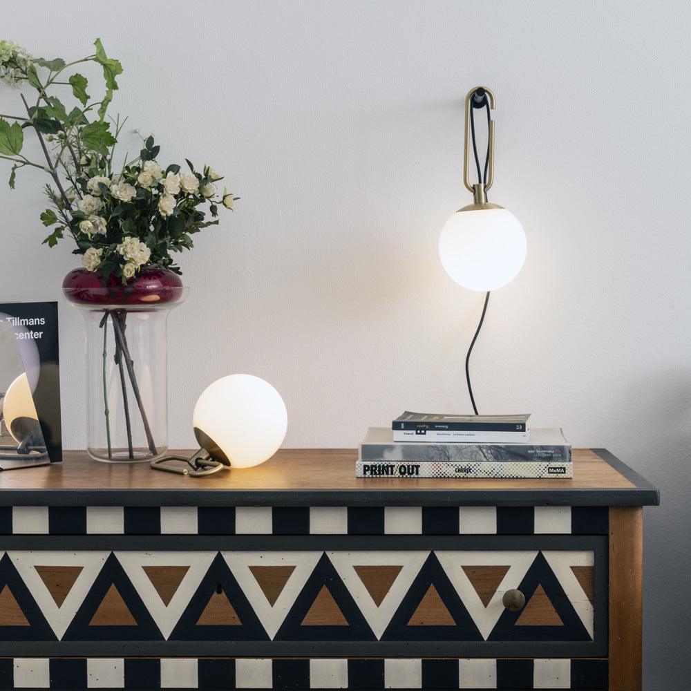 Nordic Creative Glass Wall Globe Light