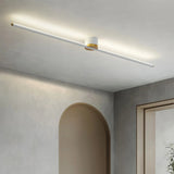 Modern Linear Semi Flush Mount Ceiling Light for Living Rooms, Anti Glare