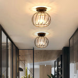 Modern Crystal Hallway Flush Ceiling Light, Long-Lasting