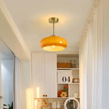 Vintage Persimmon Glass Pendant Light for Corridor