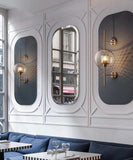 Minimalist Clear Glass Wall Lighting for Bedroom