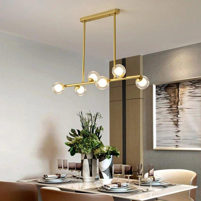 Nordic Dining Room Multi Glass Pendant Lighting