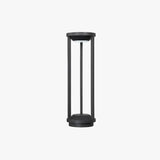 Modern Solar Black Bollard Light with Motion Sensor for Pathway