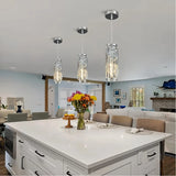 Luxury Crystal Pendant Light Dimmable for Dining Room