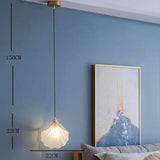 Shell-Shaped Modern Bedroom Pendant Light - Clowas