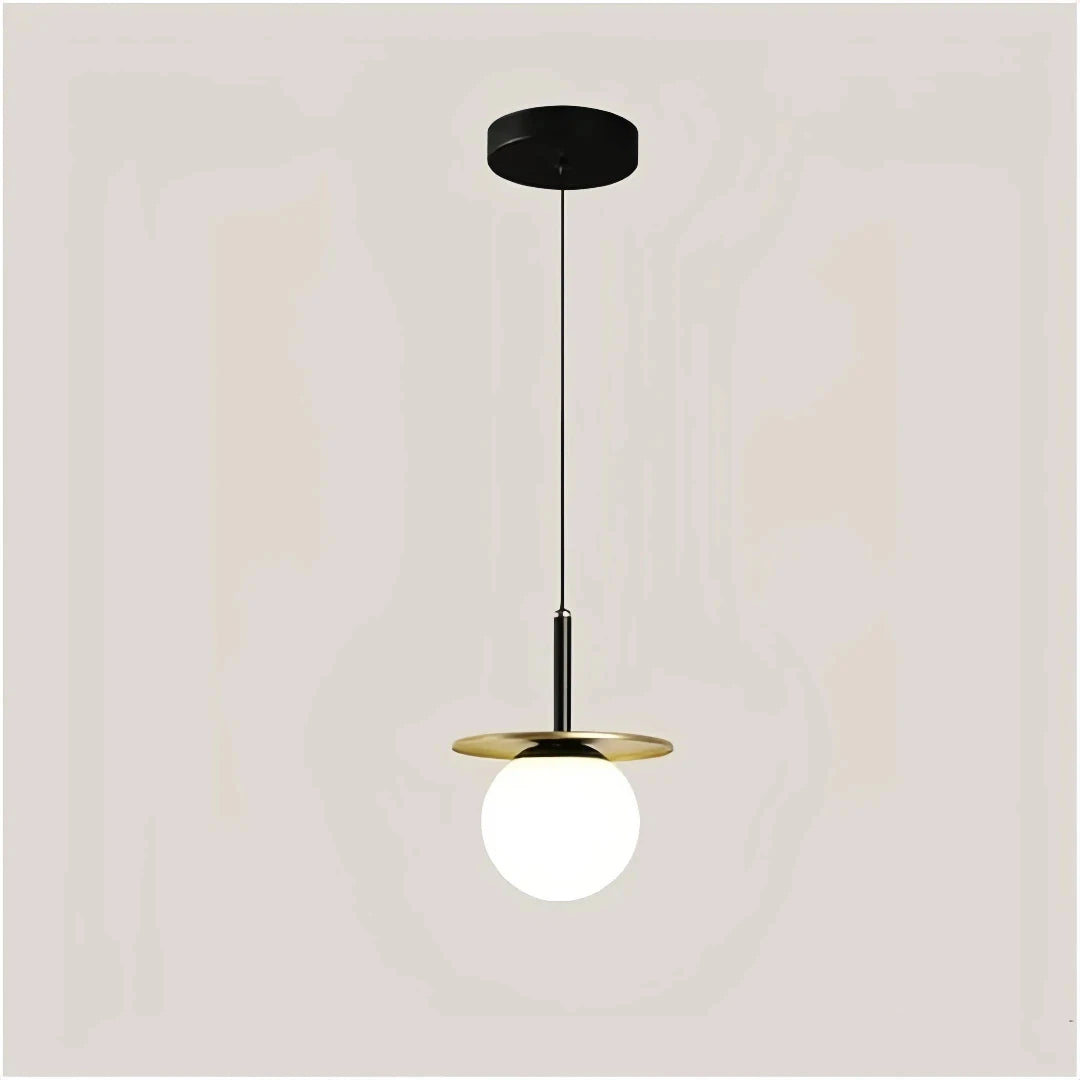 Modern Glass Chandelier Dimmable Black for Living Room