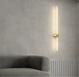 Modern Long Wall Light Metal for Living Room, Anti Glare
