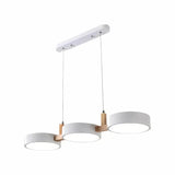 Scandinavian Pendant Light Dimmable for Dining Room, 3-Light Round Design