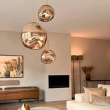 Modern Lava Pendant Light for Dining Room, Height Adjustable
