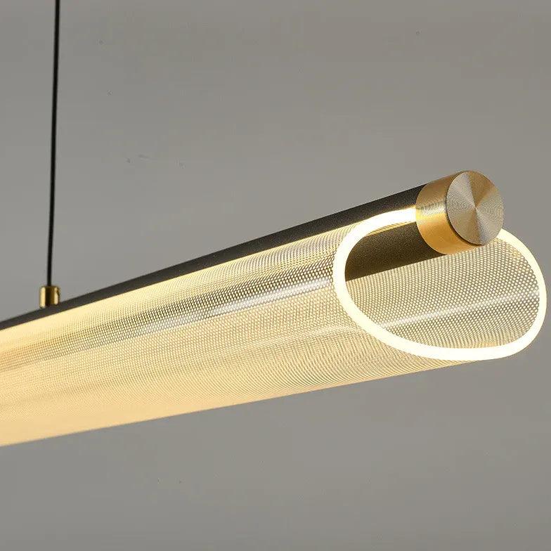 Acrylic Cylinder Long Strip Minimalist Pendant Light - Clowas