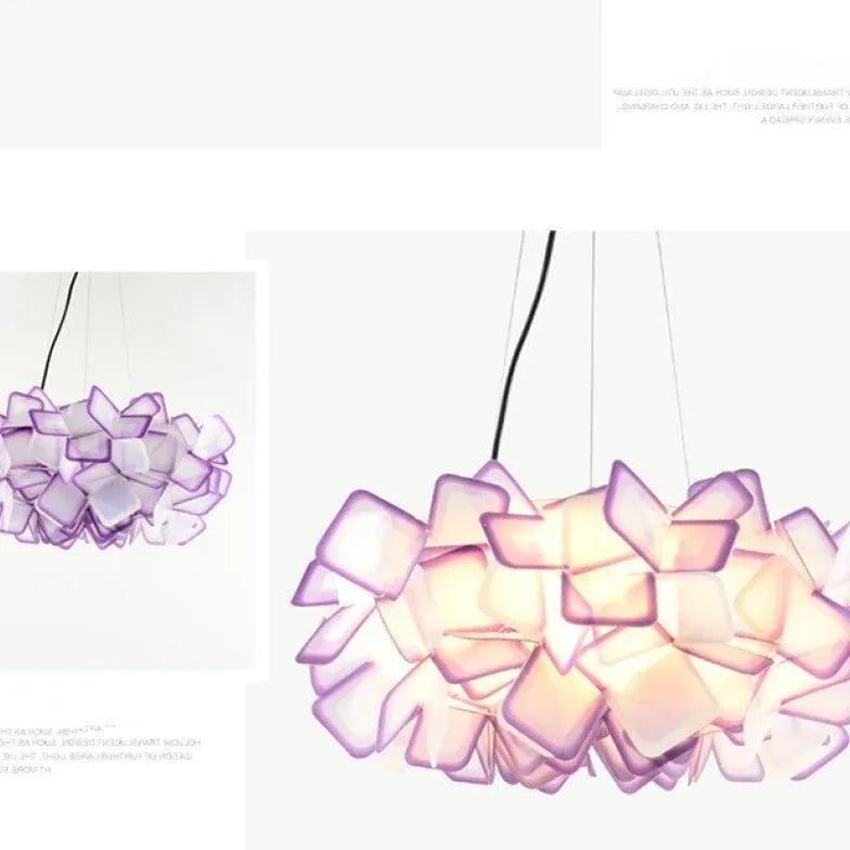 Acrylic Floral Cluster Modern Art Ceiling Light - Clowas