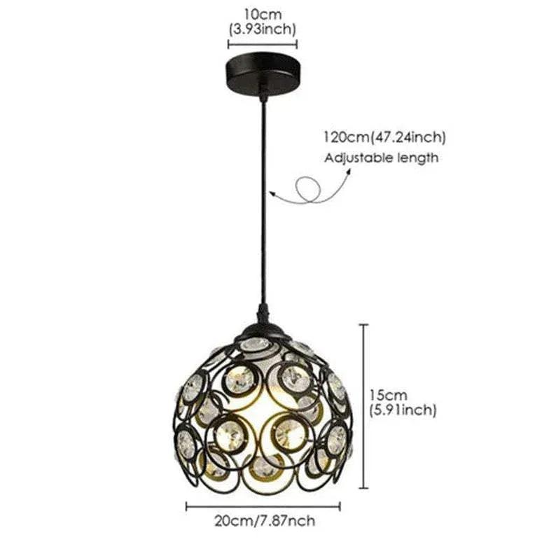 Acrylic Multi-Head Unique Sphere Pendant Light - Clowas