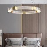 Acrylic Ring Gold LED Pendant Light - Clowas