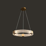 Acrylic Ring Gold LED Pendant Light - Clowas