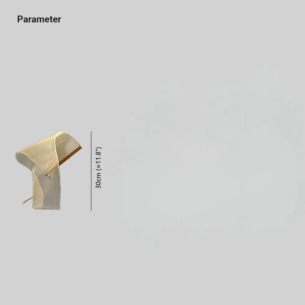 Acrylic Transparent Flowing Fabric Design Floor Lamp - Clowas