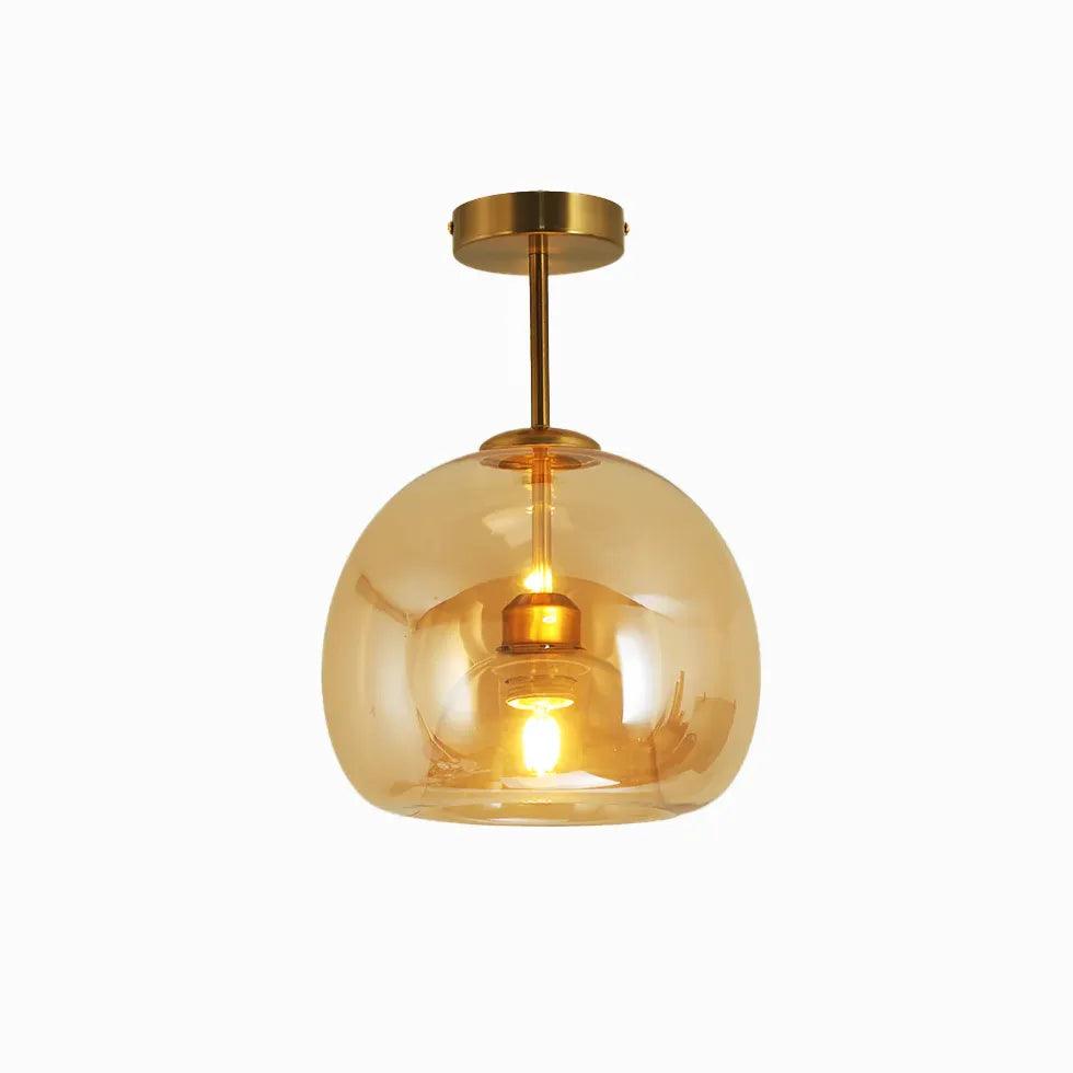 Adjustable Glass Ball Modern Flush Ceiling Lights - Clowas