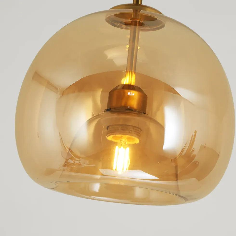 Adjustable Glass Ball Modern Flush Ceiling Lights - Clowas