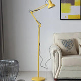 Adjustable Long-Arm Plug-In Reading Floor Lamp - Clowas
