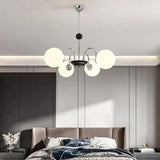 Adjustable White Glass Modern Chandelier - Clowas