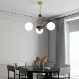 Adjustable White Glass Modern Chandelier - Clowas
