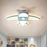 Airplane Kids Room LED Flush Ceiling Lights - Clowas