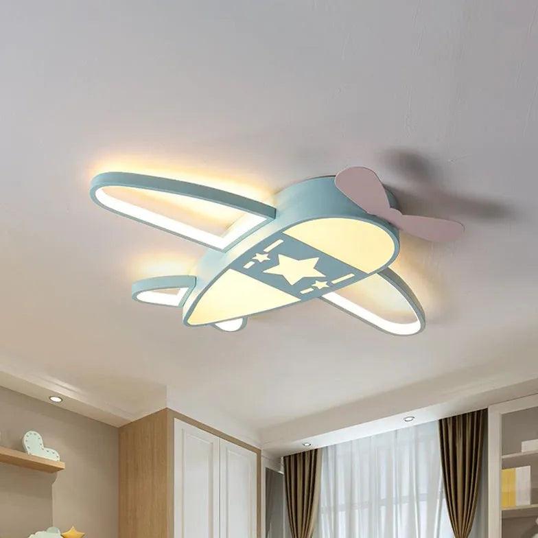 Airplane Kids Room LED Flush Ceiling Lights - Clowas