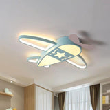 Airplane Kids Room LED Flush Ceiling Lights - Clowas