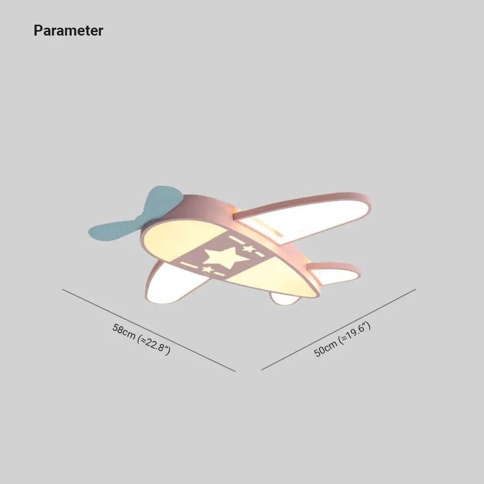 Airplane Kids Room LED Flush Ceiling Lights - Clowas