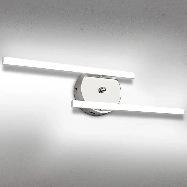 Double Led Linear Bathroom Wall Lights - Clowas