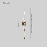 Wave Linear Remote Control Modern Wall Lights - Clowas