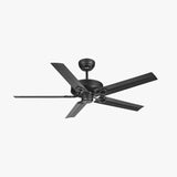 Black Five-Blade Office Industrial Ceiling Fan - Clowas