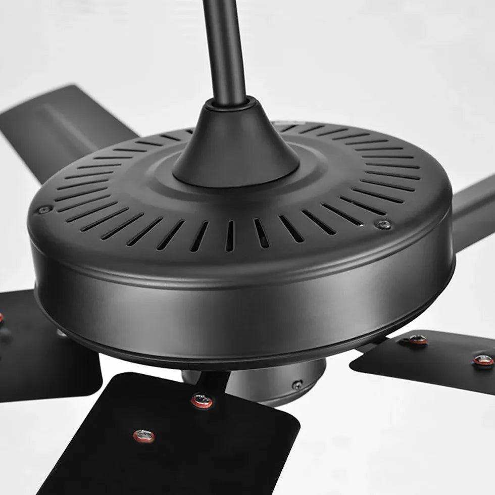 Black Five-Blade Office Industrial Ceiling Fan - Clowas