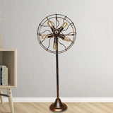 Fan-Shaped Vintage Industrial Style Floor Lamp - Clowas