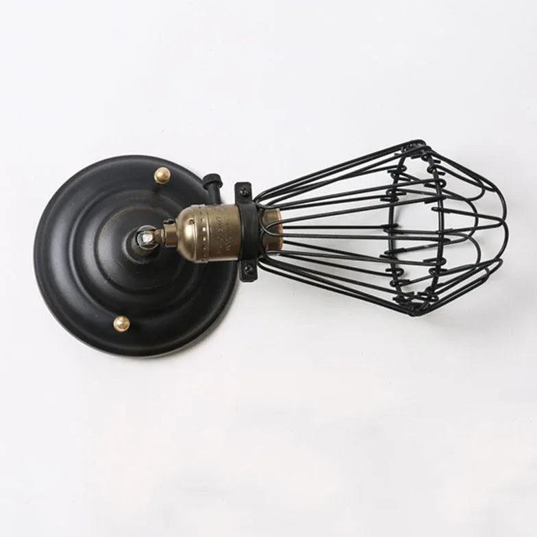 Metal Wire Frame Dining Room Wall Light - Clowas