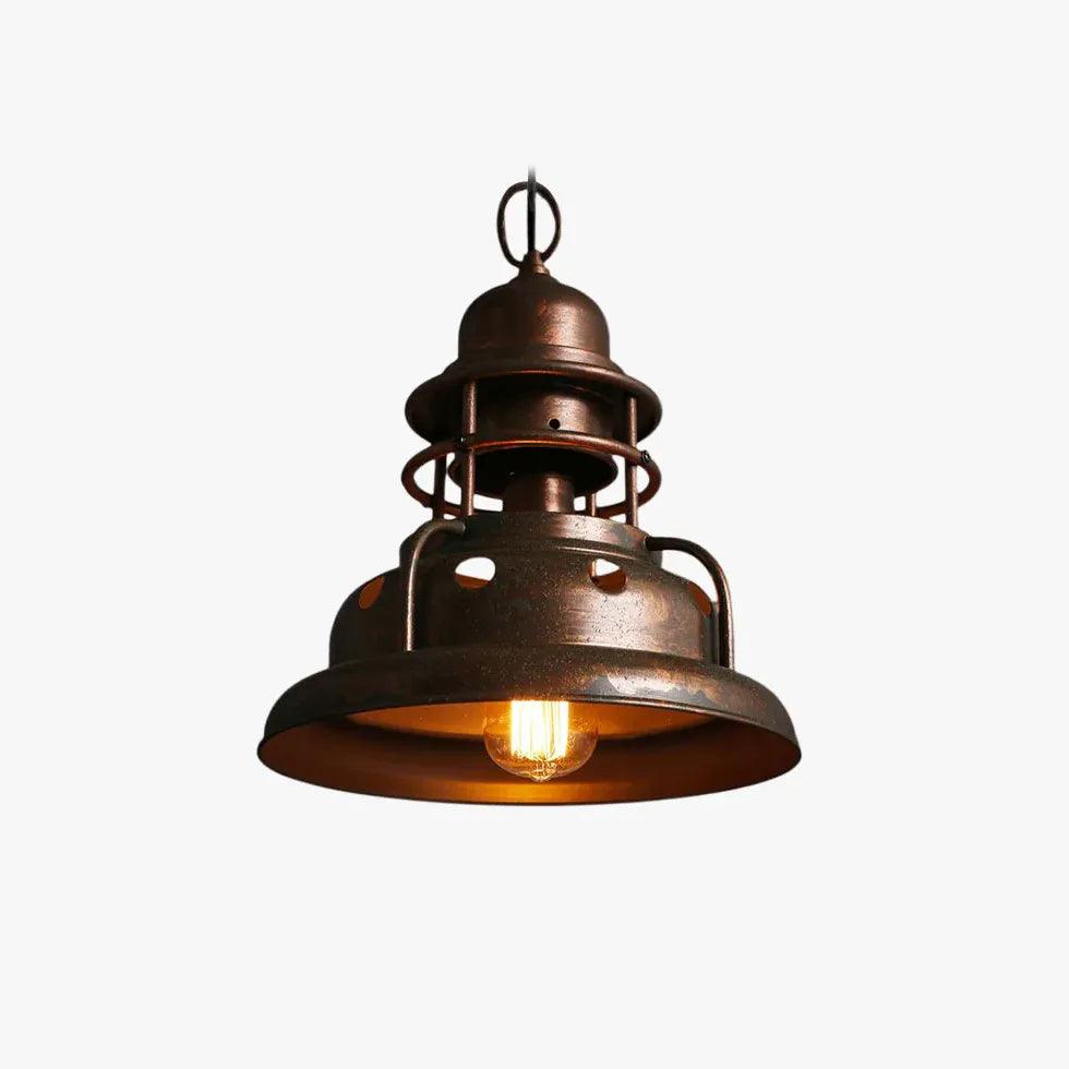 Cage Design Vintage Copper Industrial Pendant Light - Clowas