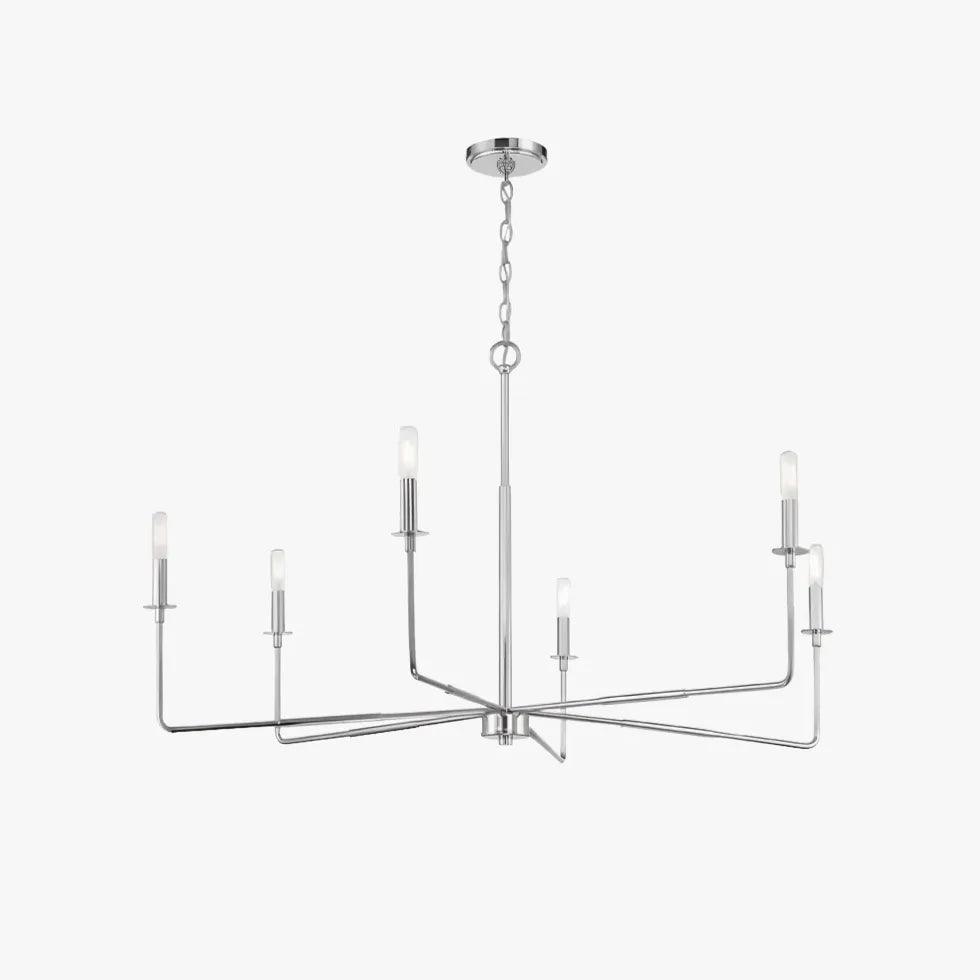 Black Candelabra Industrial Living Room Chandelier - Clowas