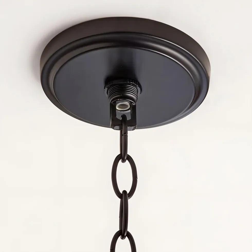 Black Candelabra Industrial Living Room Chandelier - Clowas