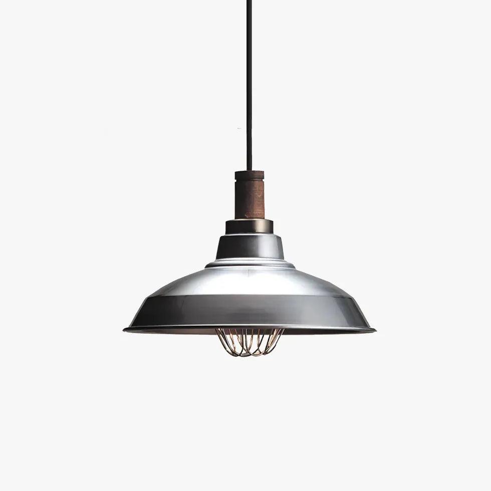 Silver Metal Industrial Kitchen Pendant Light - Clowas