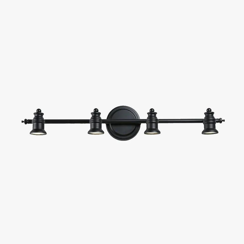 Bell Black Vintage Bathroom Wall Lights - Clowas